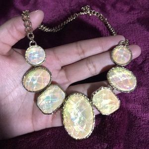 Holographic/ diamond necklace